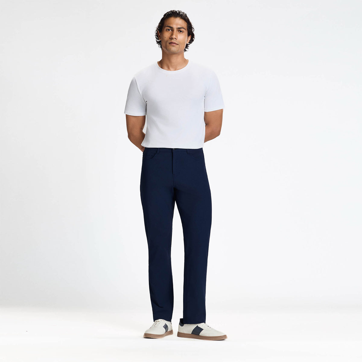 blue colour pants for men