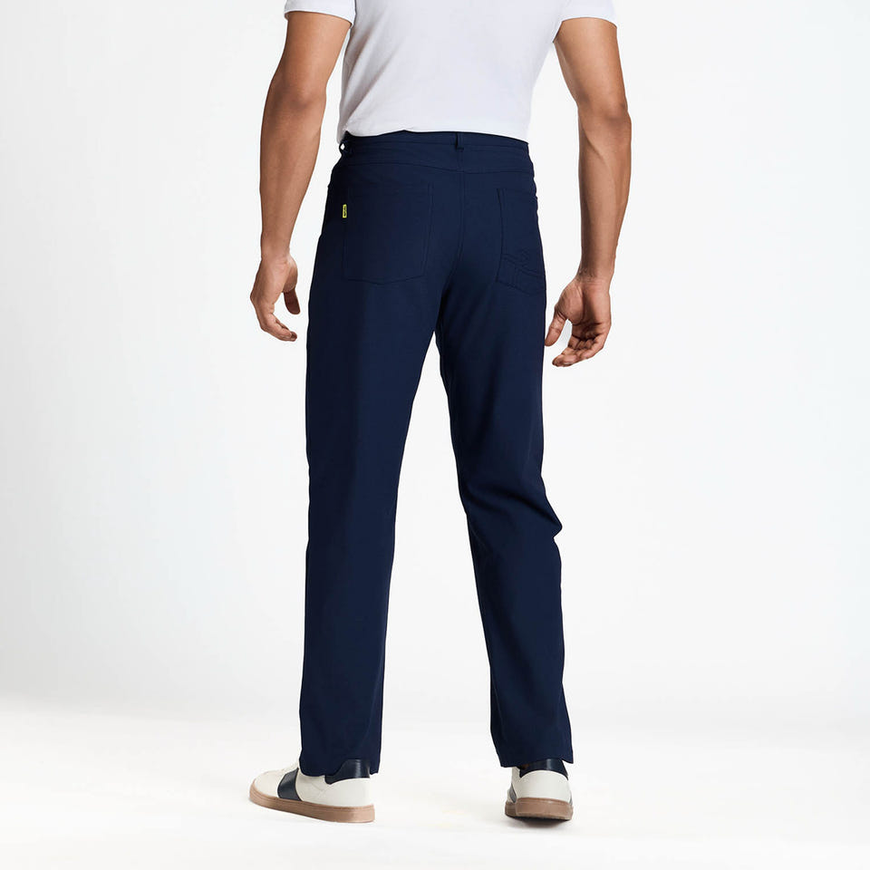 blue work pants for men - Harbour Navy