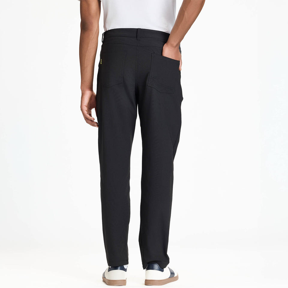 black pants men from the back - Grounded Black