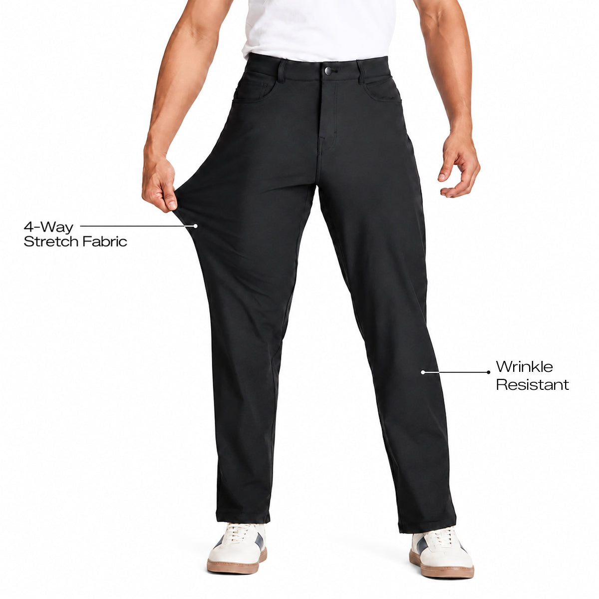 wrinkle resistant pant for men