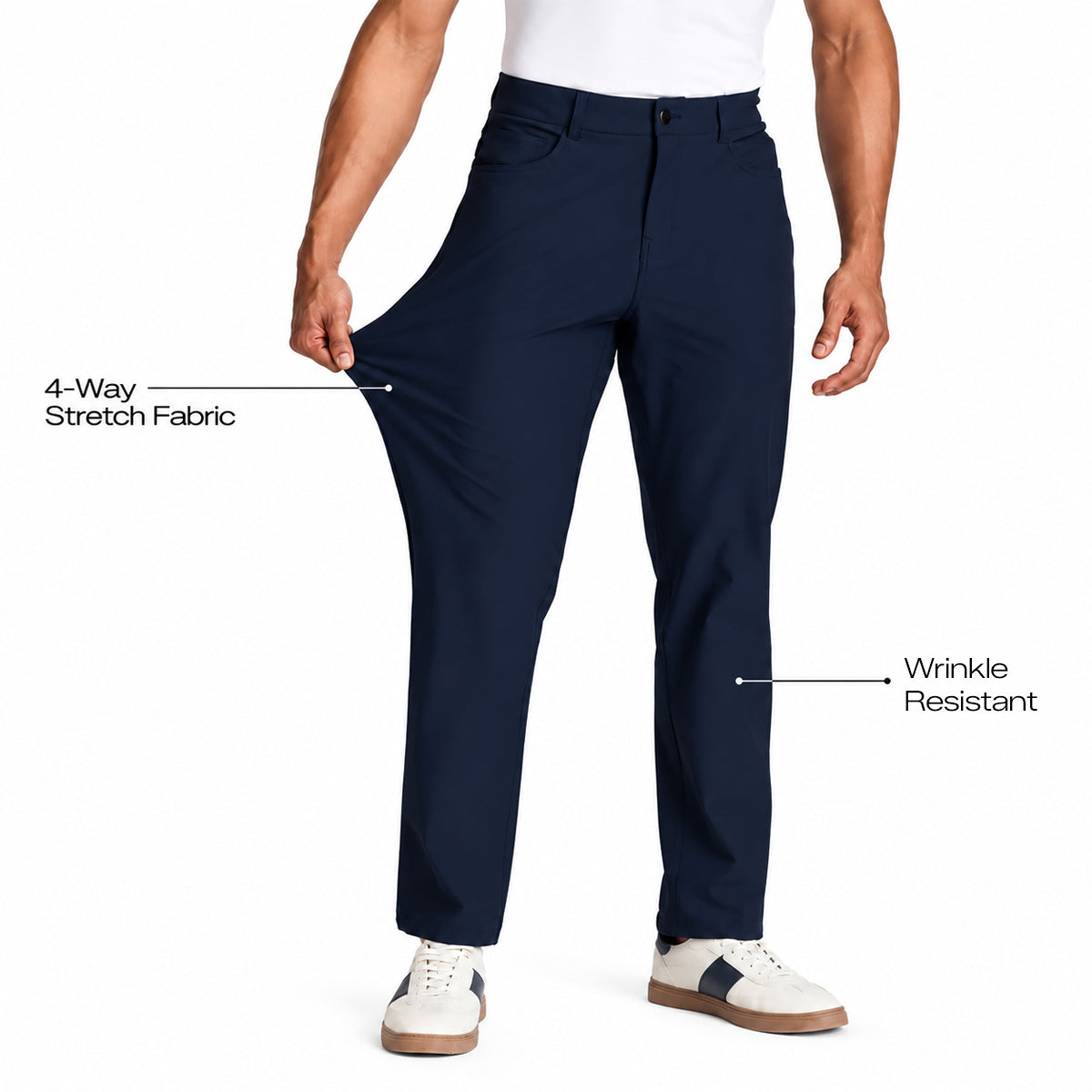 wrinkle resistant travel pants