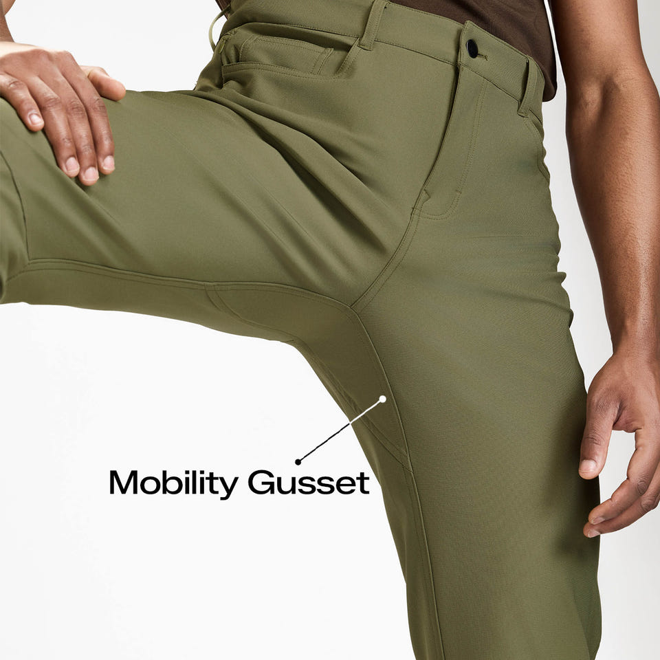 green pants for men - Garrison Olive