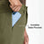 wrinkle resistant green pants for men
