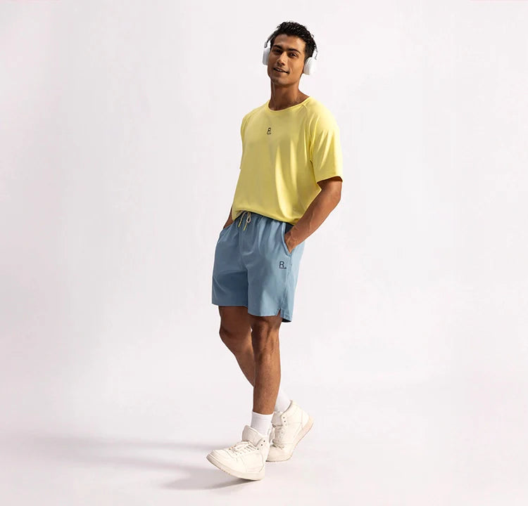 No Sweat Shorts - Stillwater Blue