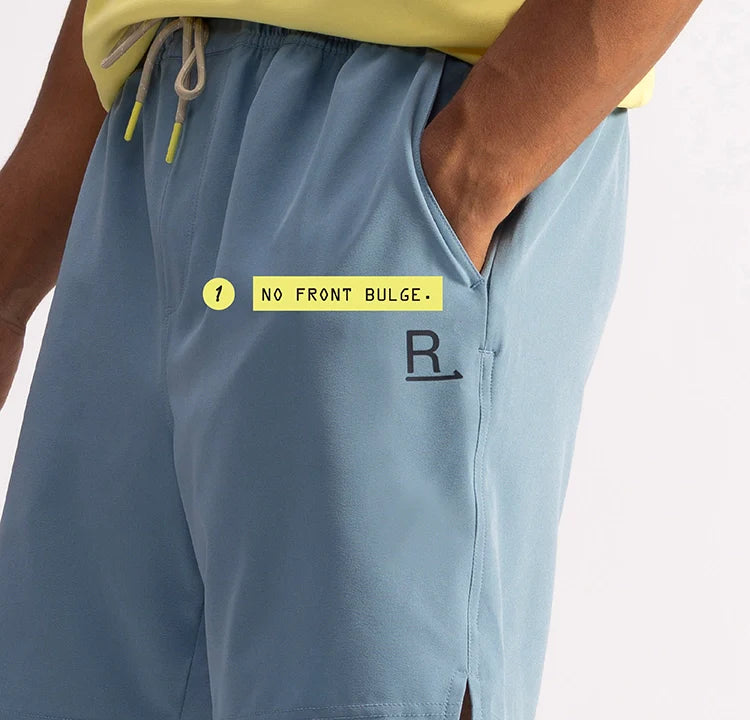 No Sweat Shorts - Stillwater Blue