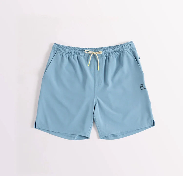 No Sweat Shorts - Stillwater Blue
