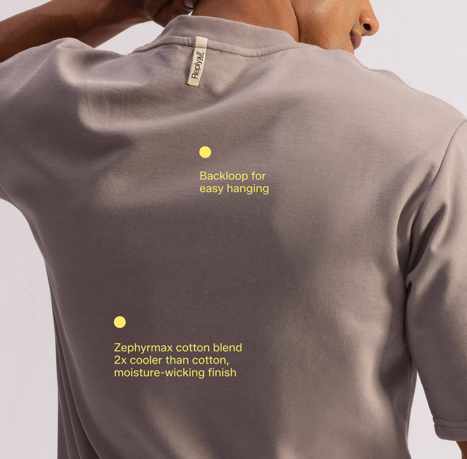 Stepwise Tee - Dawnbreak Blue