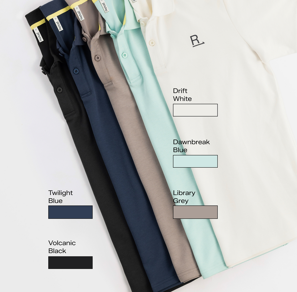 Stepwise Polo - Volcanic Black