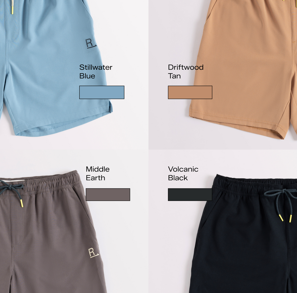 No Sweat Shorts - Volcanic Black