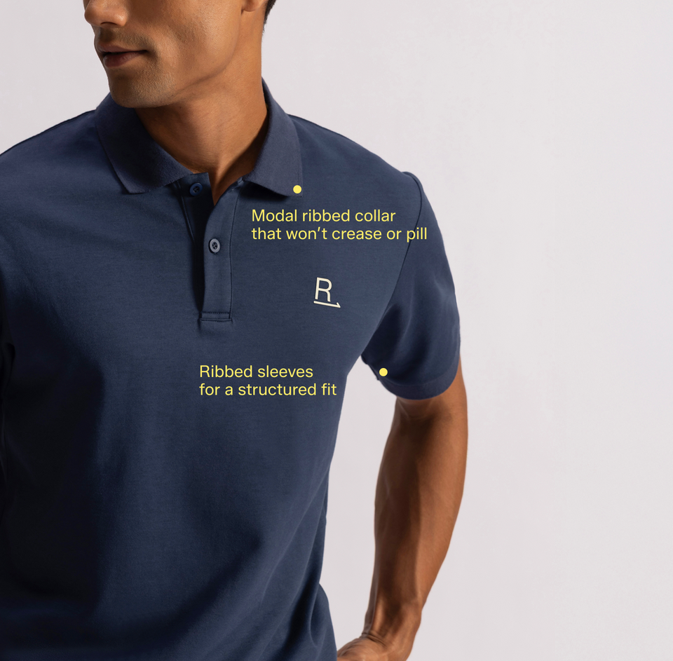 Stepwise Polo - Library Grey