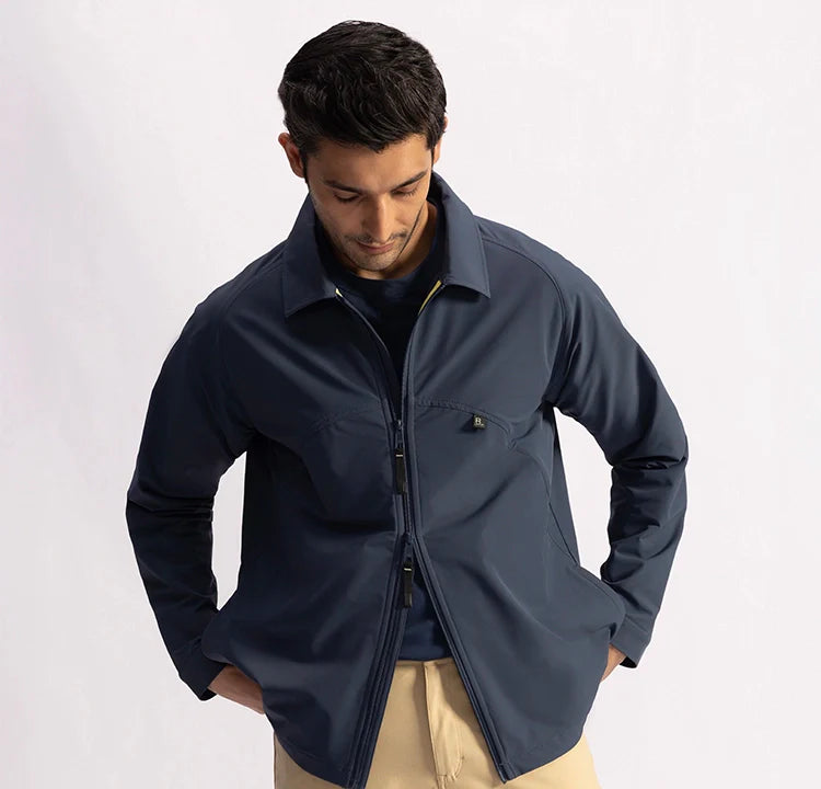 Field Day Overshirt - Twilight Blue