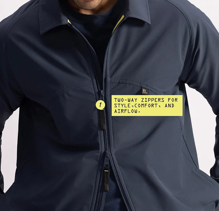 Field Day Overshirt - Twilight Blue