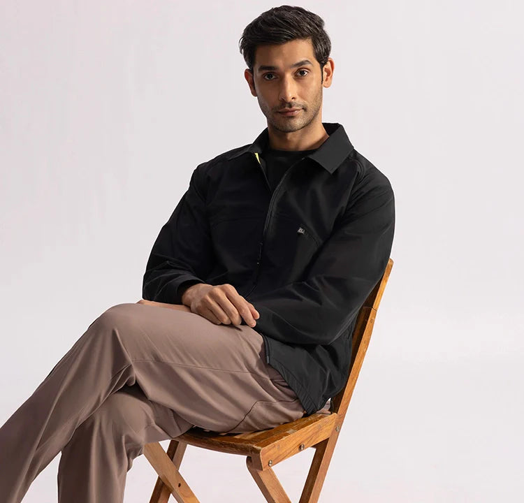 Field Day Overshirt - Volcanic Black