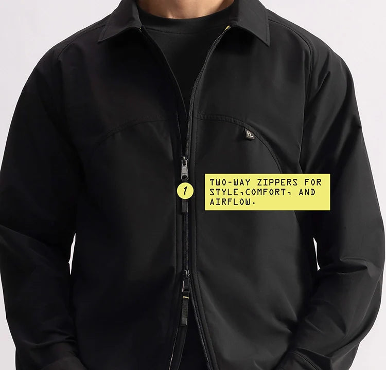 Field Day Overshirt - Volcanic Black