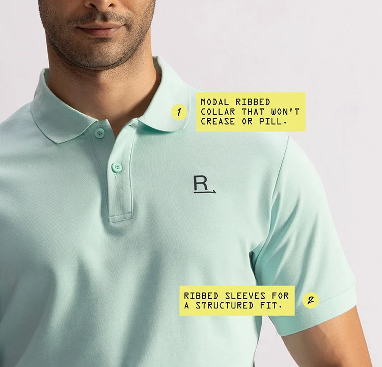 Stepwise Polo - Dawnbreak Blue