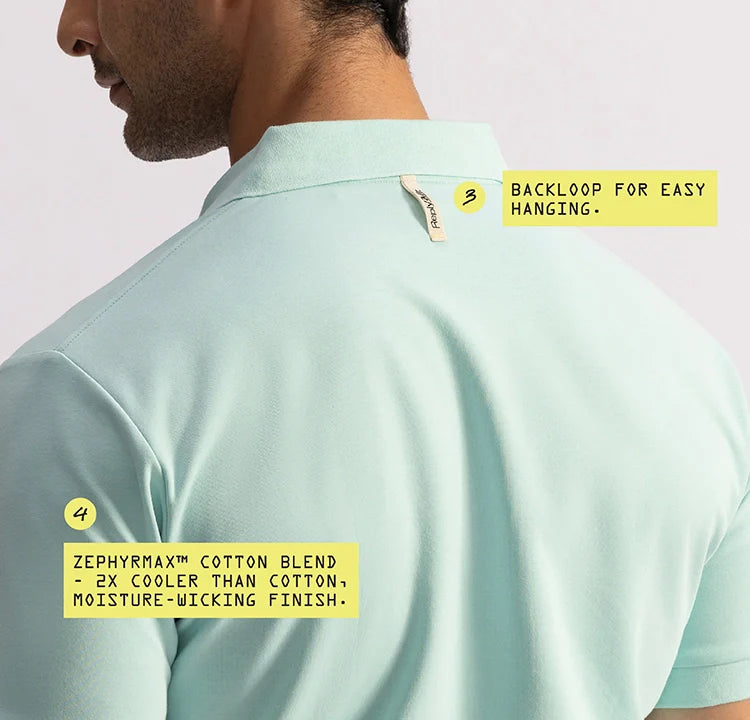 Stepwise Polo - Dawnbreak Blue