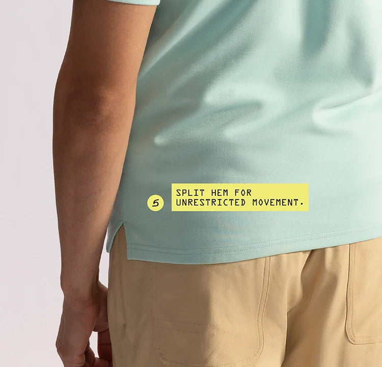 Stepwise Polo - Dawnbreak Blue