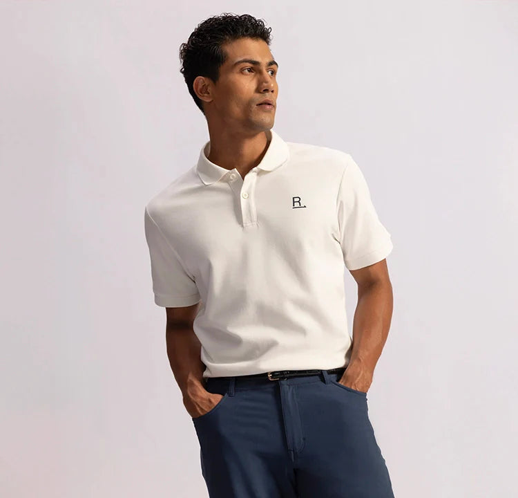 Stepwise Polo - Drift White