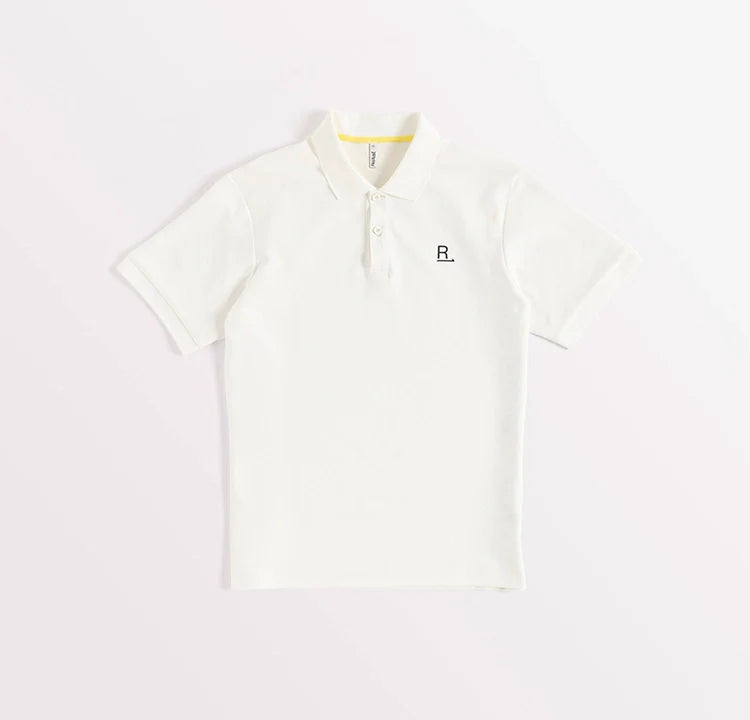 Stepwise Polo - Drift White