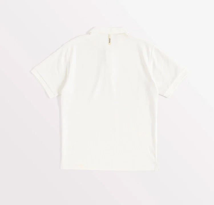 Stepwise Polo - Drift White