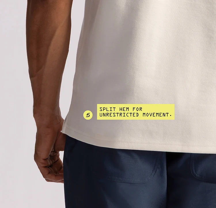 Stepwise Polo - Drift White