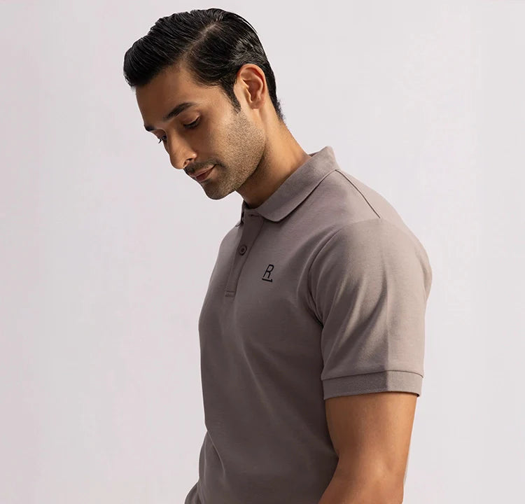 Stepwise Polo - Library Grey