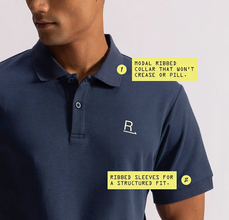 Stepwise Polo - Twilight Blue