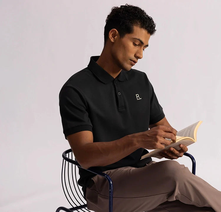 Stepwise Polo - Volcanic Black