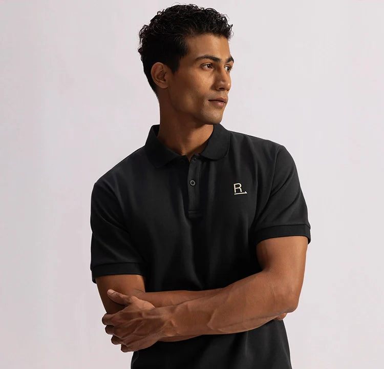 Stepwise Polo - Volcanic Black