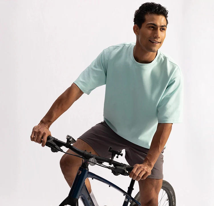 Stepwise Tee - Dawnbreak Blue