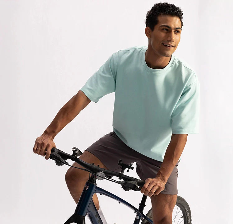 Stepwise Tee - Dawnbreak Blue