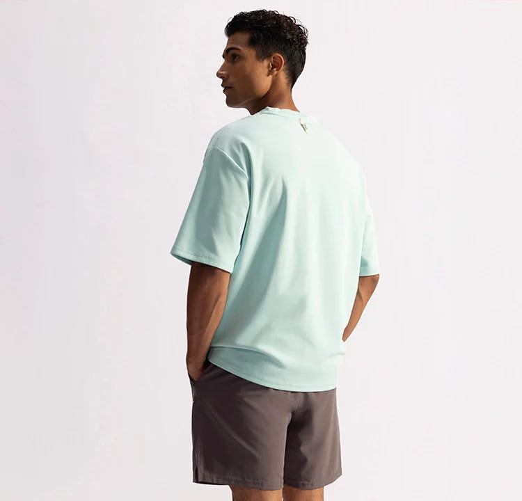 Stepwise Tee - Dawnbreak Blue