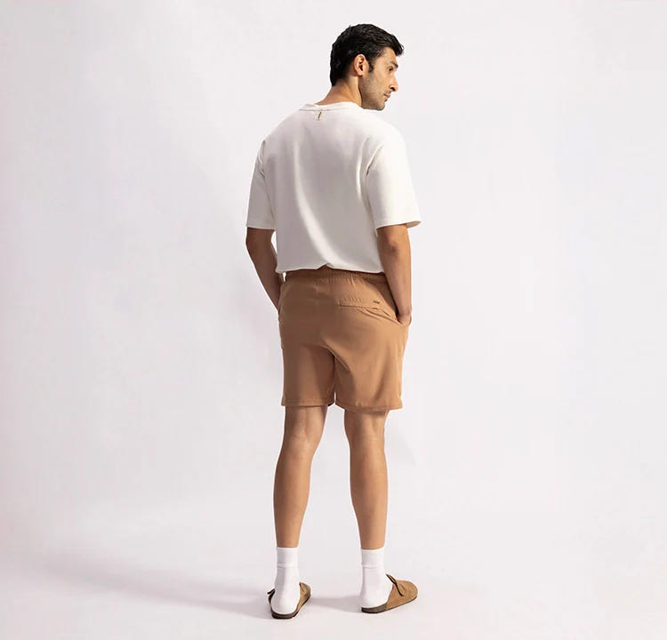 Stepwise Tee - Drift White