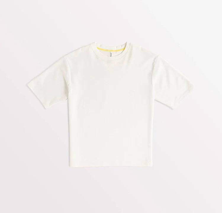 Stepwise Tee - Drift White