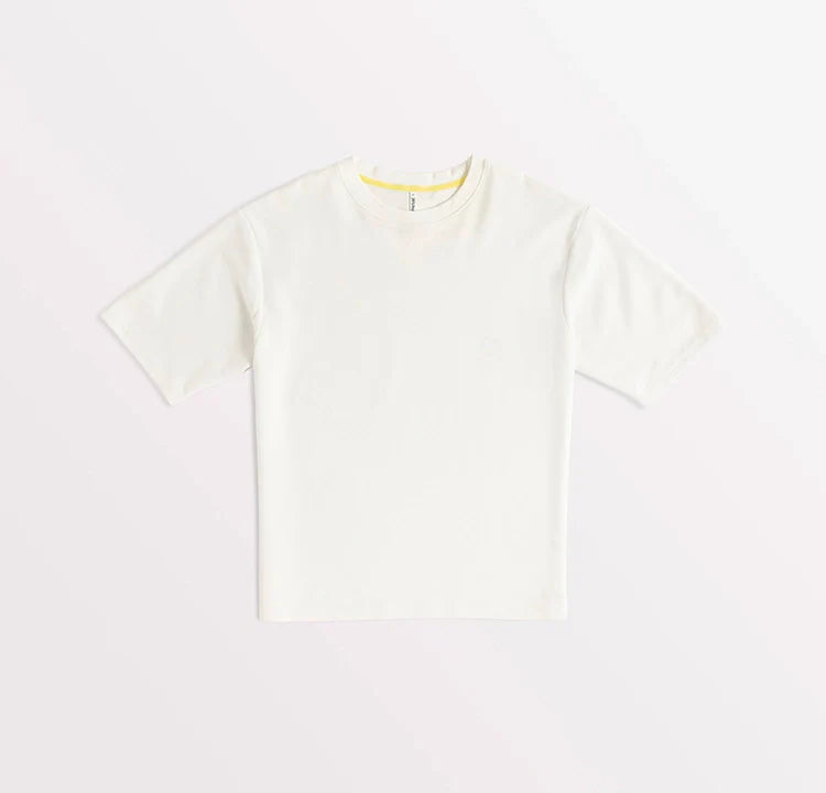 Stepwise Tee - Drift White