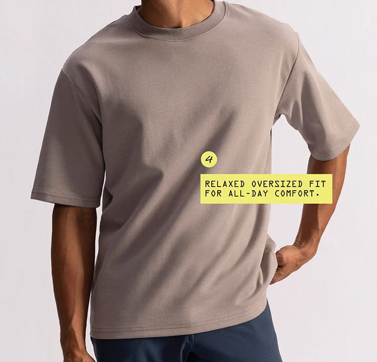 Stepwise Tee - Library Grey