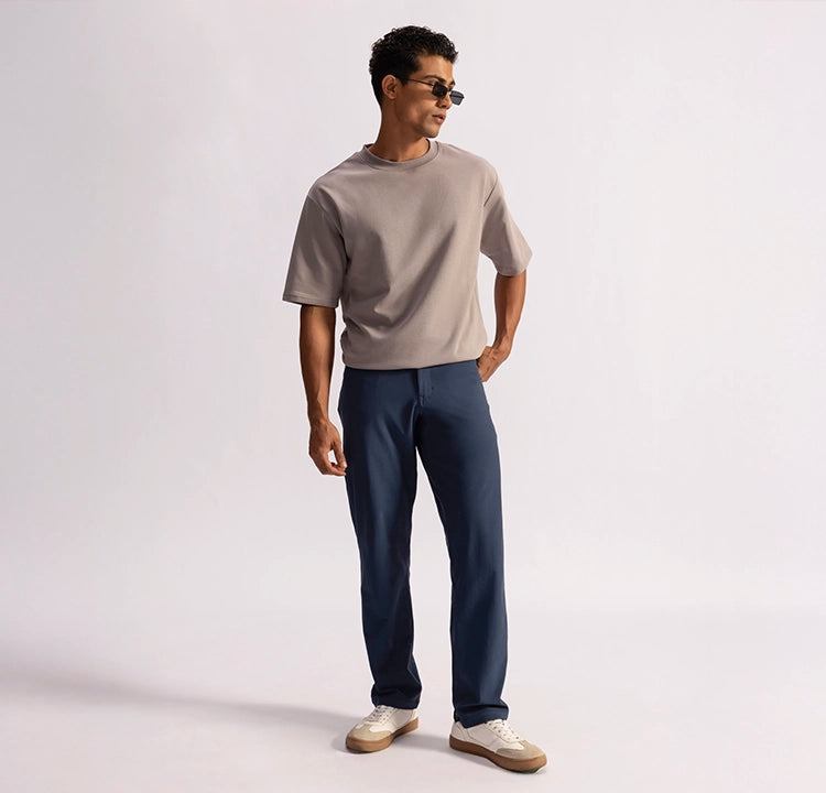 Stepwise Tee - Library Grey