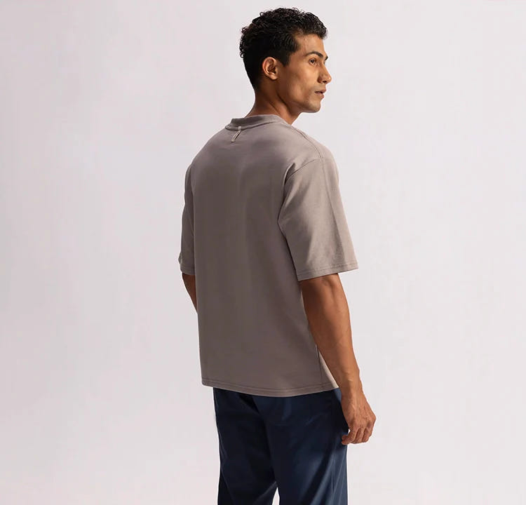 Stepwise Tee - Library Grey