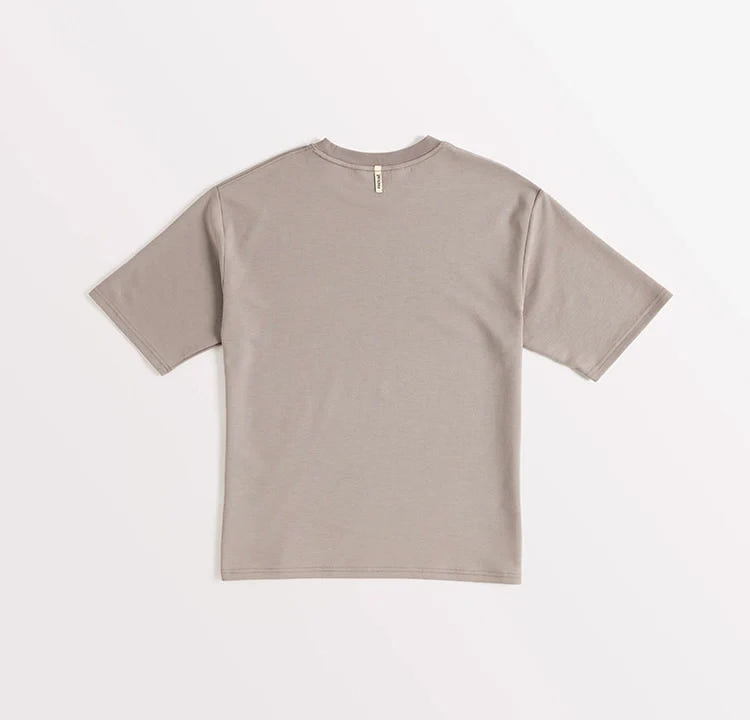 Stepwise Tee - Library Grey