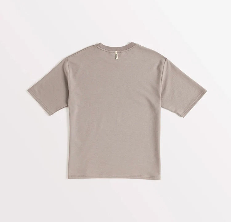 Stepwise Tee - Library Grey