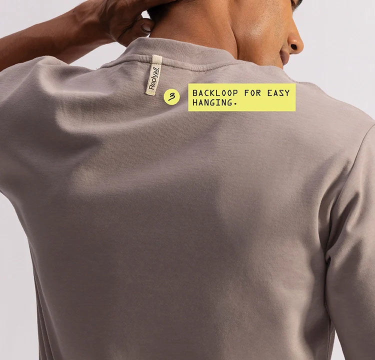 Stepwise Tee - Library Grey
