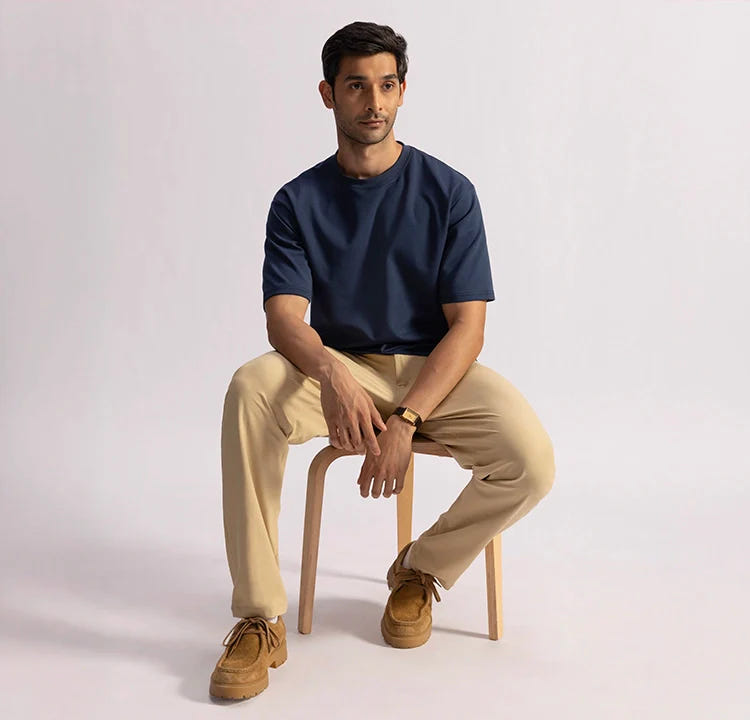 Stepwise Tee - Twilight Blue