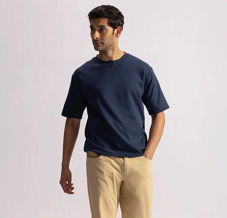 Stepwise Tee - Twilight Blue