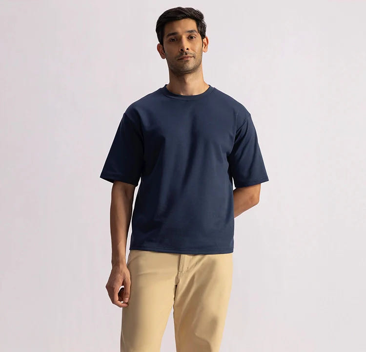 Stepwise Tee - Twilight Blue