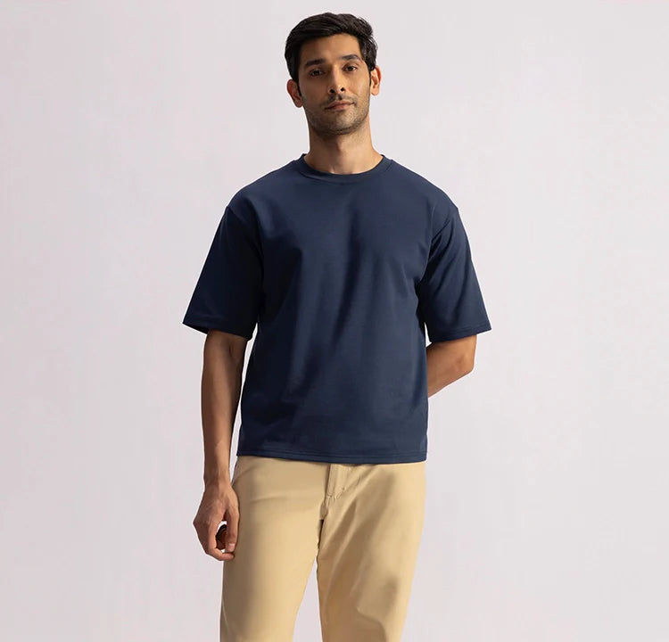 Stepwise Tee - Twilight Blue