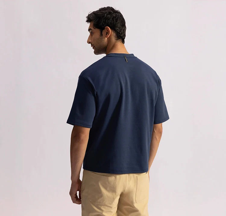 Stepwise Tee - Twilight Blue