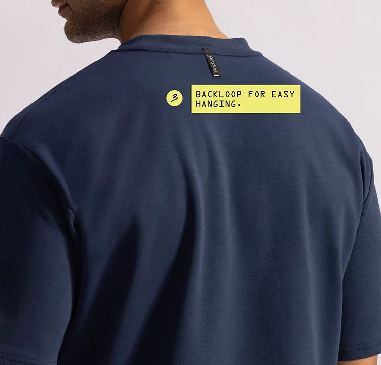 Stepwise Tee - Twilight Blue