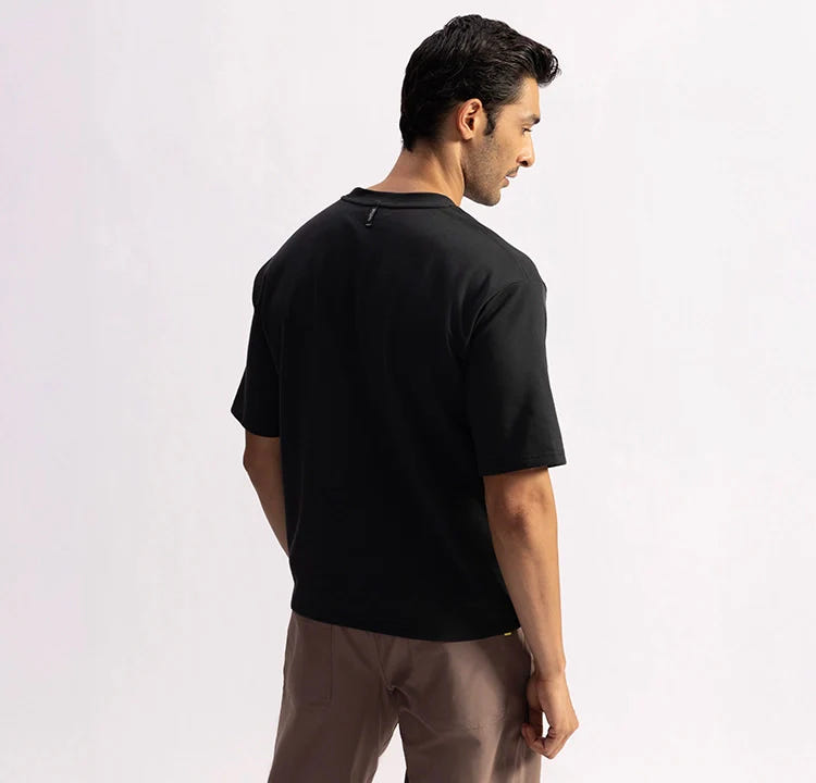 Stepwise Tee - Volcanic Black