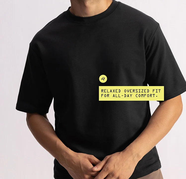 Stepwise Tee - Volcanic Black