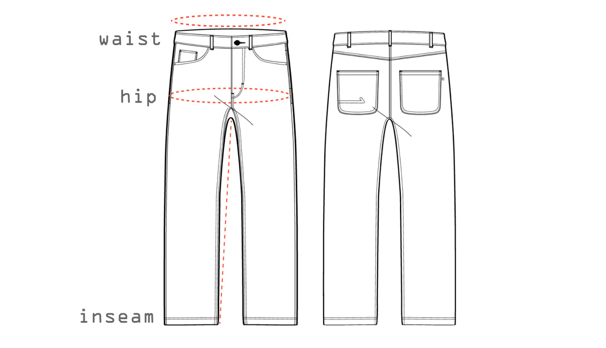 Size chart illustration